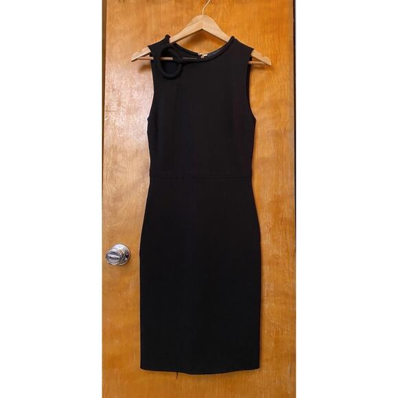 Gucci Avant Garde Midi Sheath Dress 90s Minimalist Bodycon Knot Jersey Y2K Sz S - Picture 2 of 15